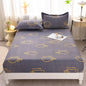 Soft Bedsheet Simple Style Bed Cover Single/Queen/King Size Bed Linen Home Fitted Sheets 침대시트 (Pillowcase Need Order)