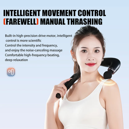 Electric Fascia Gun Massager - Deep Tissue Trigger Point Massage Machine for Body Relaxation