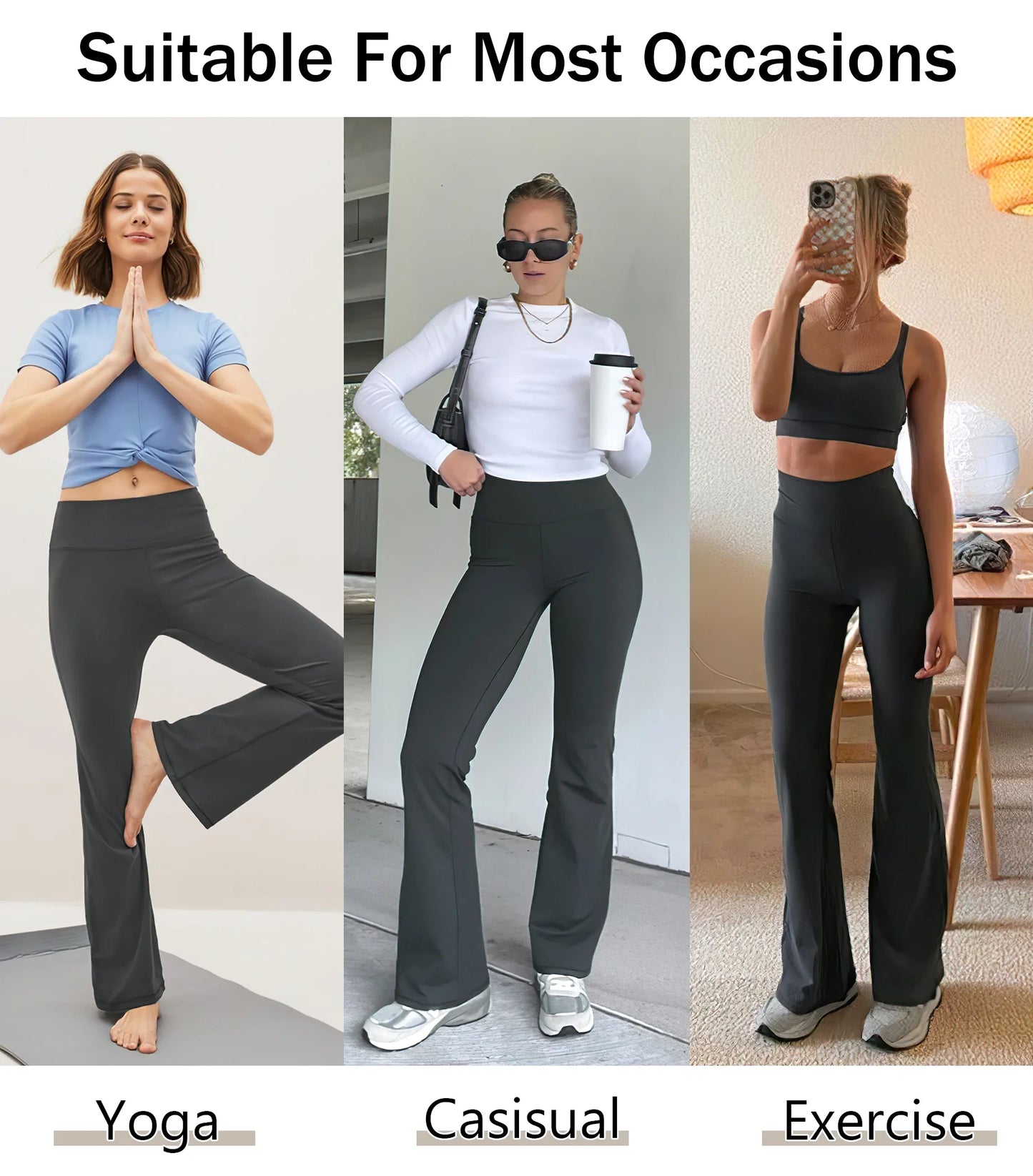 High-Waist Leggings With Cargo Pockets For Yoga And Gym Workouts For All Day Support