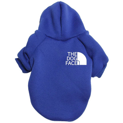 Designer Dog Clothes Hoodies The Dog Face Wind Coat Warm for Small Large Dogs Jacket Sweatshirt French Bulldog Jacket Clothing