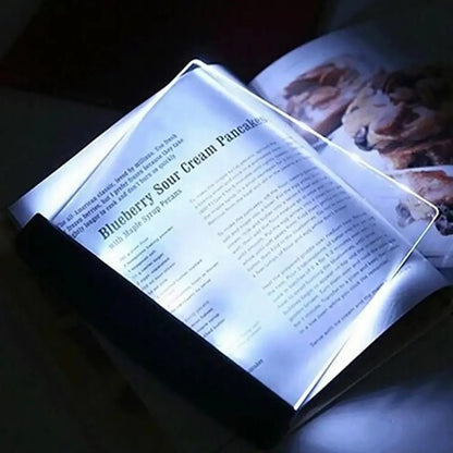 Led Flat Night Vision Reading Light Tablet Book Light Eye Protection Student Night Reading Lamp Flat Plate Car Travel Panel LED