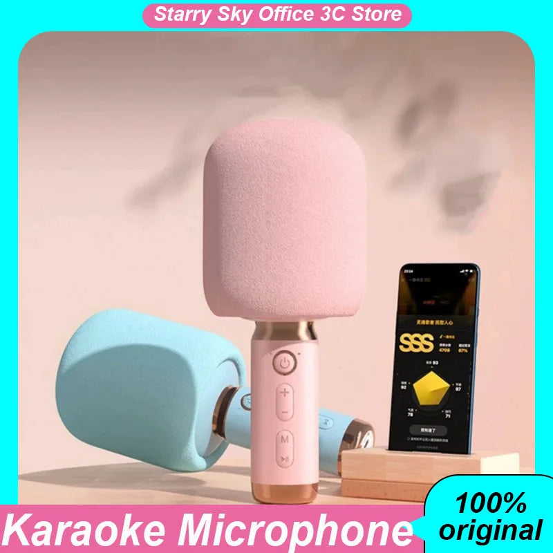 Wireless Karaoke Microphone with 6W Speaker for Home Entertainment