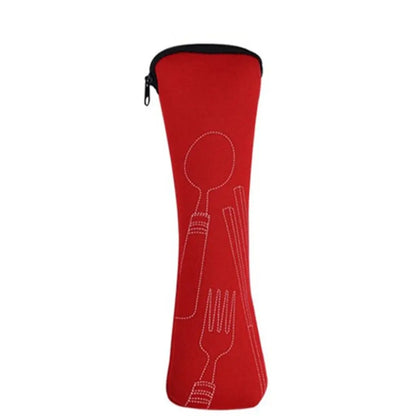 Travel Packaging Tableware Bag Picnic Portable Tableware Case Without Dinnerware Cutlery Bags Picnic Fork Spoon Storage Box