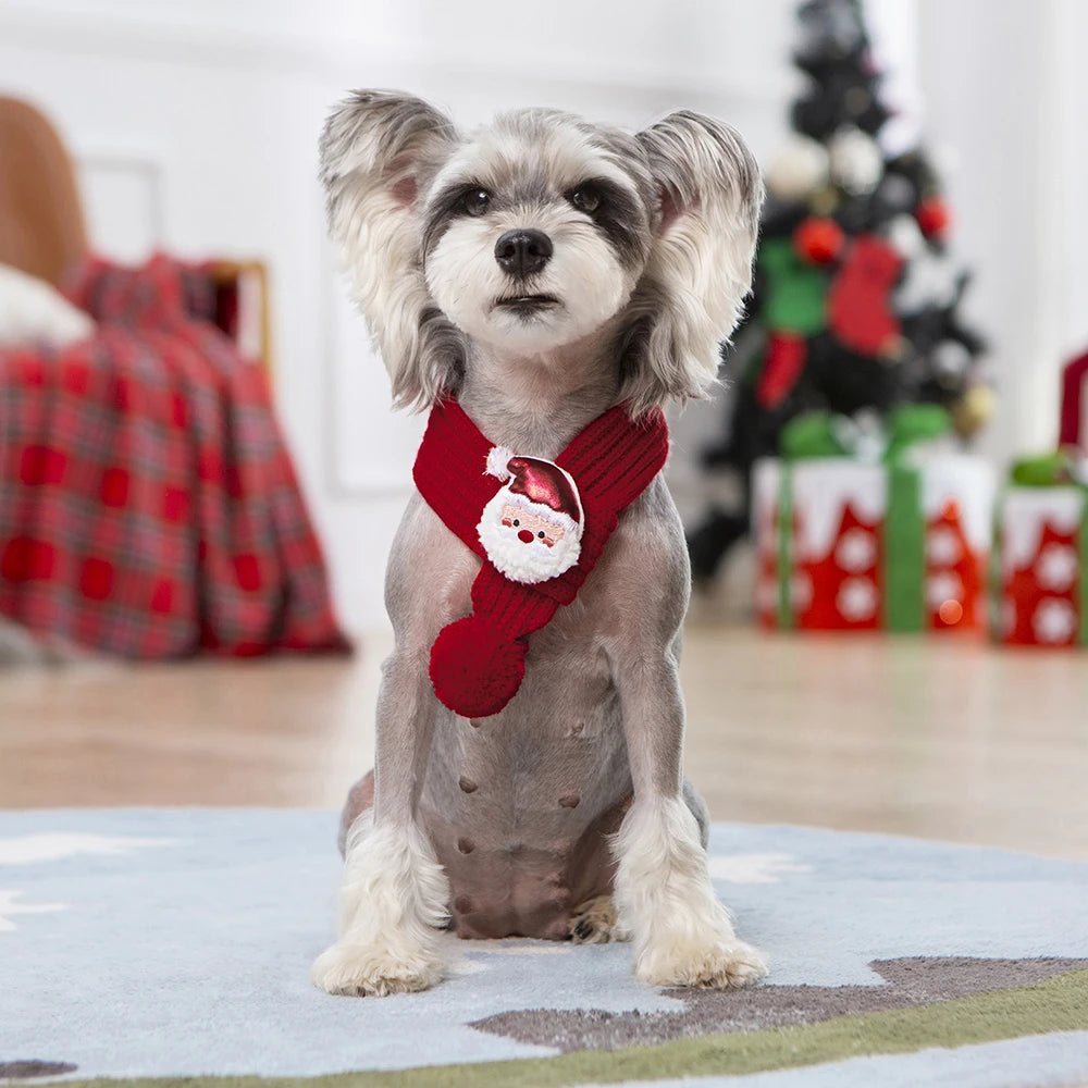 Soft Pet Scarf for Small Medium Dogs Cats Lightweight Slip On
