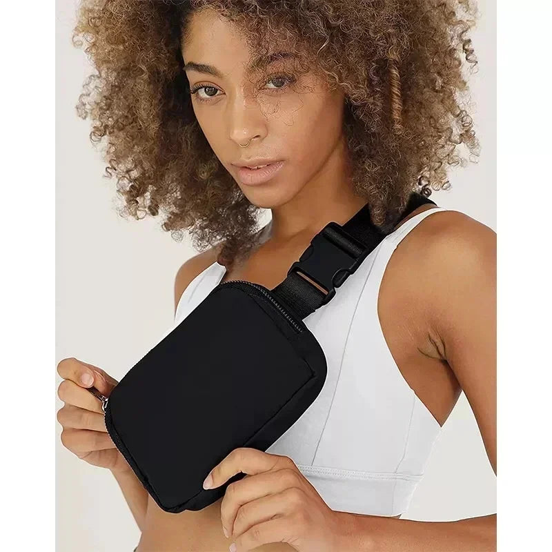 Lightweight Waist Bag for Yoga and Running with Secure Pocket