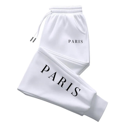 Paris Stretch Joggers for Women with Wide Waistband and Side Pockets