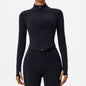 Ultra-Soft Fabrics Casual Tight Sports Jackets Women Zipper Yoga Clothes Quick-Dry Long Sleeve SPORTSWEAR REVOLUTION