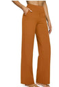 Yoga Pants Women Wide Leg Pants with Pockets High Waist Stretch Dress Casual Sweatpants Petite/Regular/Tall