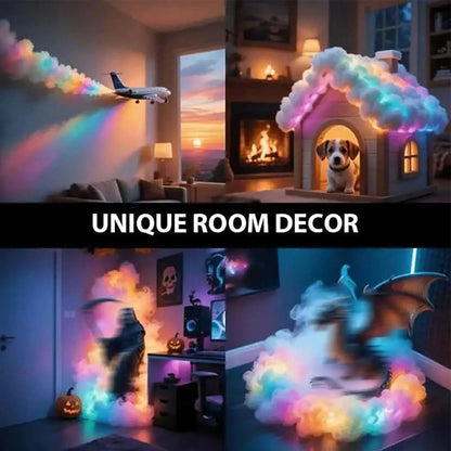 Acrylic Cloud Ceiling Lamp with 3D LED Ambient Light for Bedroom Decor