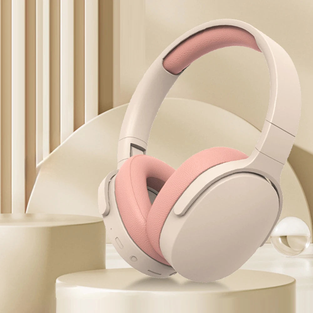Foldable wireless headphones for music calls and gaming