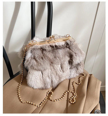 Luxury Soft Faux Fur Handbags | Merch Gone Viral