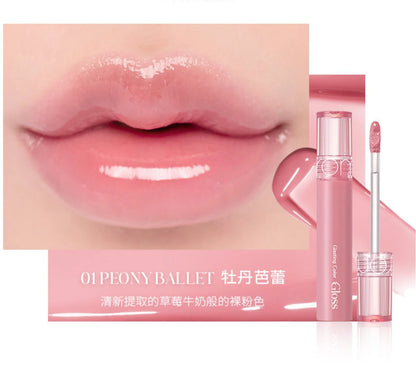 Hydrating Korean Lip Gloss with soft Shine for Mirror-Like Finish