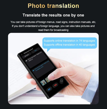 Portable Real Time Voice Translator For Travel 12 Offline Languages