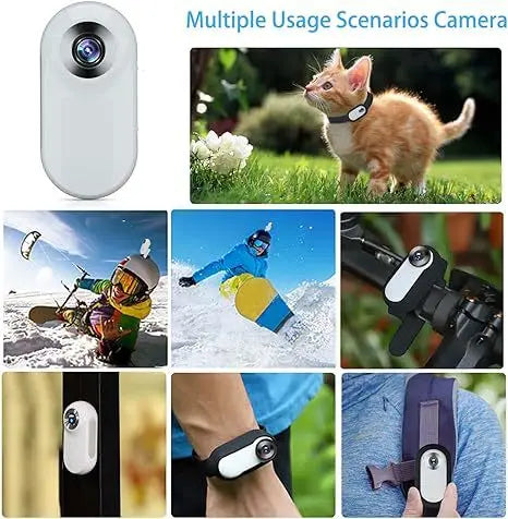 Pet collar camera with separate memory card options