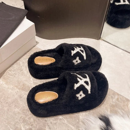 Soft Slippers Indoor with Plush Lining for Ultra Warmth and Durable Rubber Traction