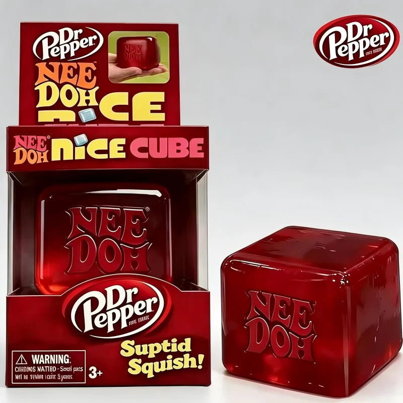 Sensory Squeeze Cube Toy For Stress Relief And Fidget Pinching