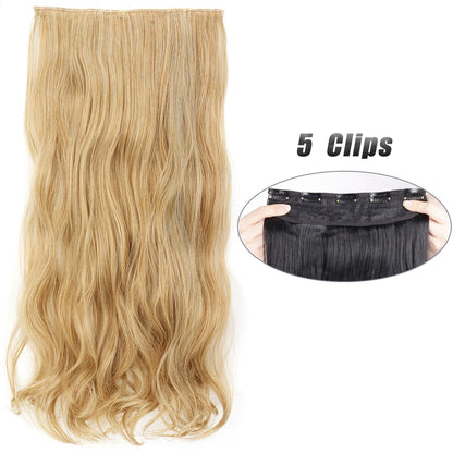 Voluminous Clip-In Hair Extensions 80cm For Fuller Long Hair Look