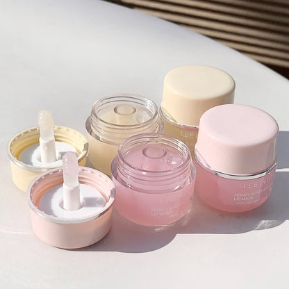 Hydrating Lip Balm Set with Primer for Lip Lines and Honey Infusion