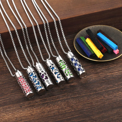 Women’s Aromatherapy Diffuser Necklace 316L Stainless Steel Locket