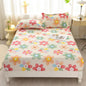 Soft Bedsheet Simple Style Bed Cover Single/Queen/King Size Bed Linen Home Fitted Sheets 침대시트 (Pillowcase Need Order)