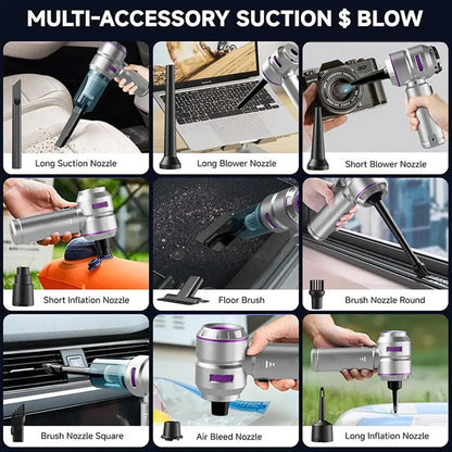 Car vacuum cleaner Wireless Portable Multipurpose Powerful HandHeld Cleaner For Home and Car  Cleaning Machine