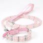 Pet Leash Collar Jewelry Pearl Cat Necklace Small and Medium-sized Dog Harnesses Supplies Wholesale