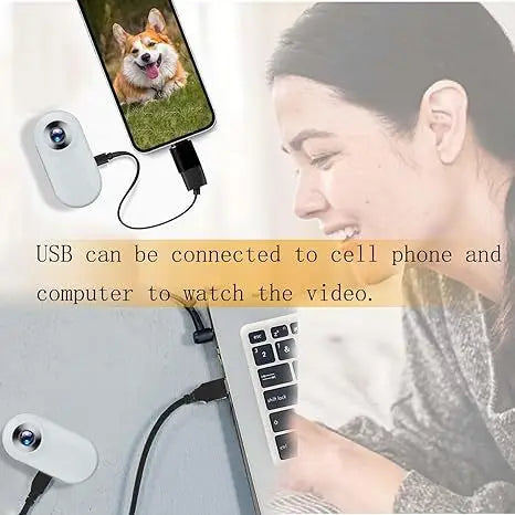 Pet collar camera with separate memory card options