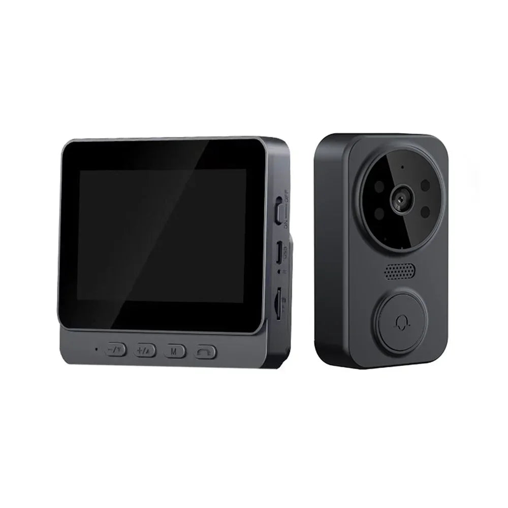 Wireless video doorbell camera with two-way audio