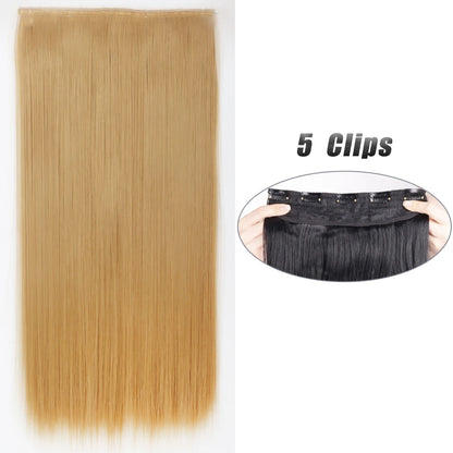 Voluminous Clip-In Hair Extensions 80cm For Fuller Long Hair Look