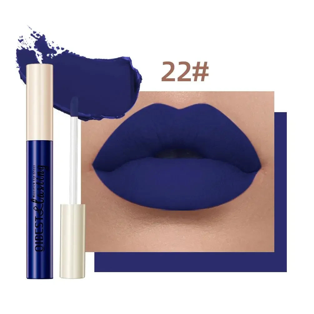 12 Colors Sexy Women Lipstick Waterproof Long Lasting Moist Lip Gloss Vivid Colorful Lipgloss Women Makeup maquiagem