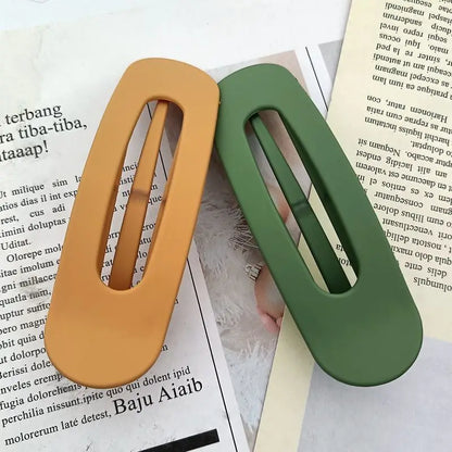 Matte Hair Clips for Bangs and Flyaway Control Gentle Grip Daily Wear
