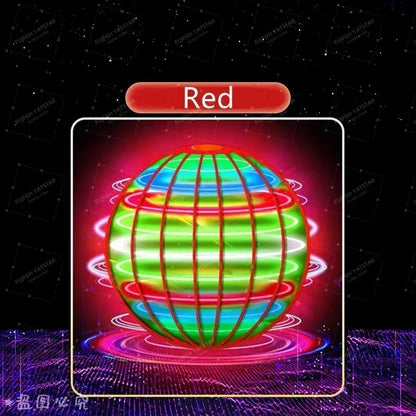 LED Flying Ball Boomerang Toy Hovering Light Up Orb for Nighttime Play