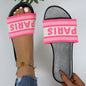 Soft Womens Summer Slippers With Cushioned Insole Flat Heel
