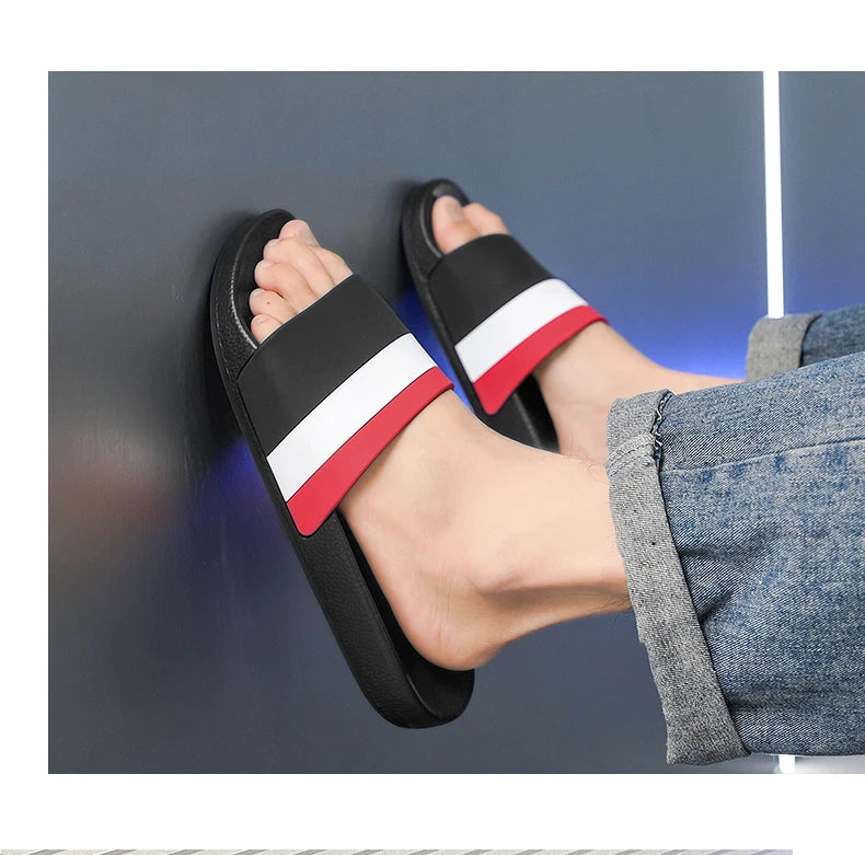 Non-Slip Slippers for Men and Women with Cushioned Comfort Beach Ready