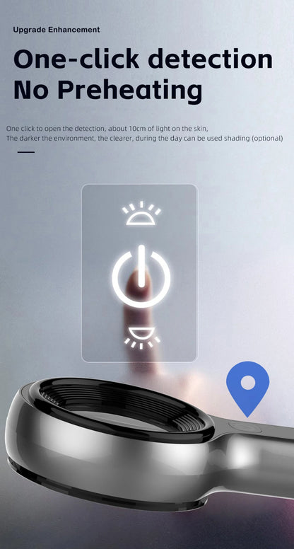 NEW Woods Lamp Skin Analyzer For Skin UV Magnifying For Beauty Facial Testing Wood Lamp Light Skin Analysis Detection Skin Care
