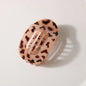 Leopard Claw Clip with Spoon Shape for Secure Hold and Smooth Glide