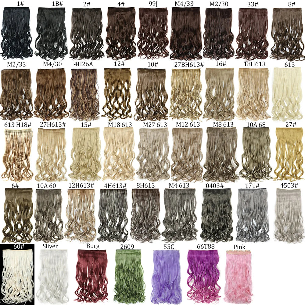 Long Clip In Hair Extensions for Length and Volume 22 Inch