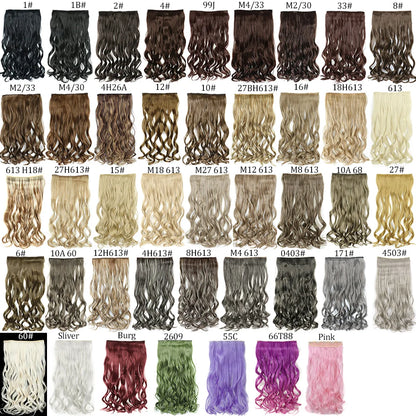 Long Clip In Hair Extensions for Length and Volume 22 Inch
