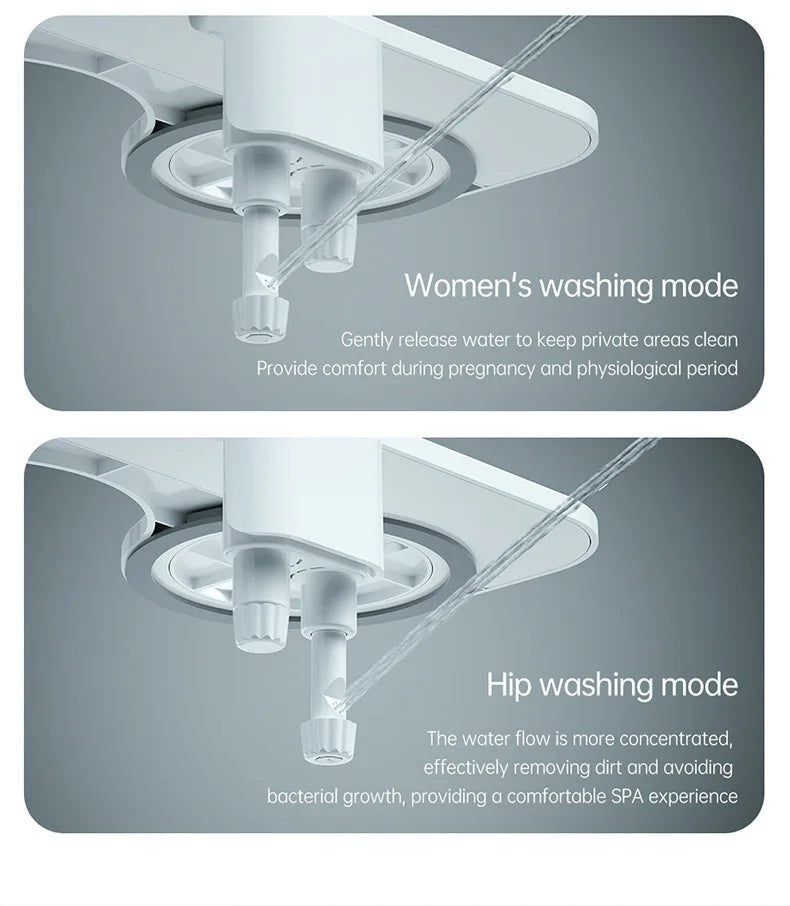 Bidet toilet attachment with sprayer