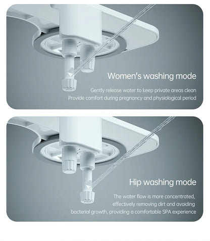 Bidet toilet attachment with sprayer
