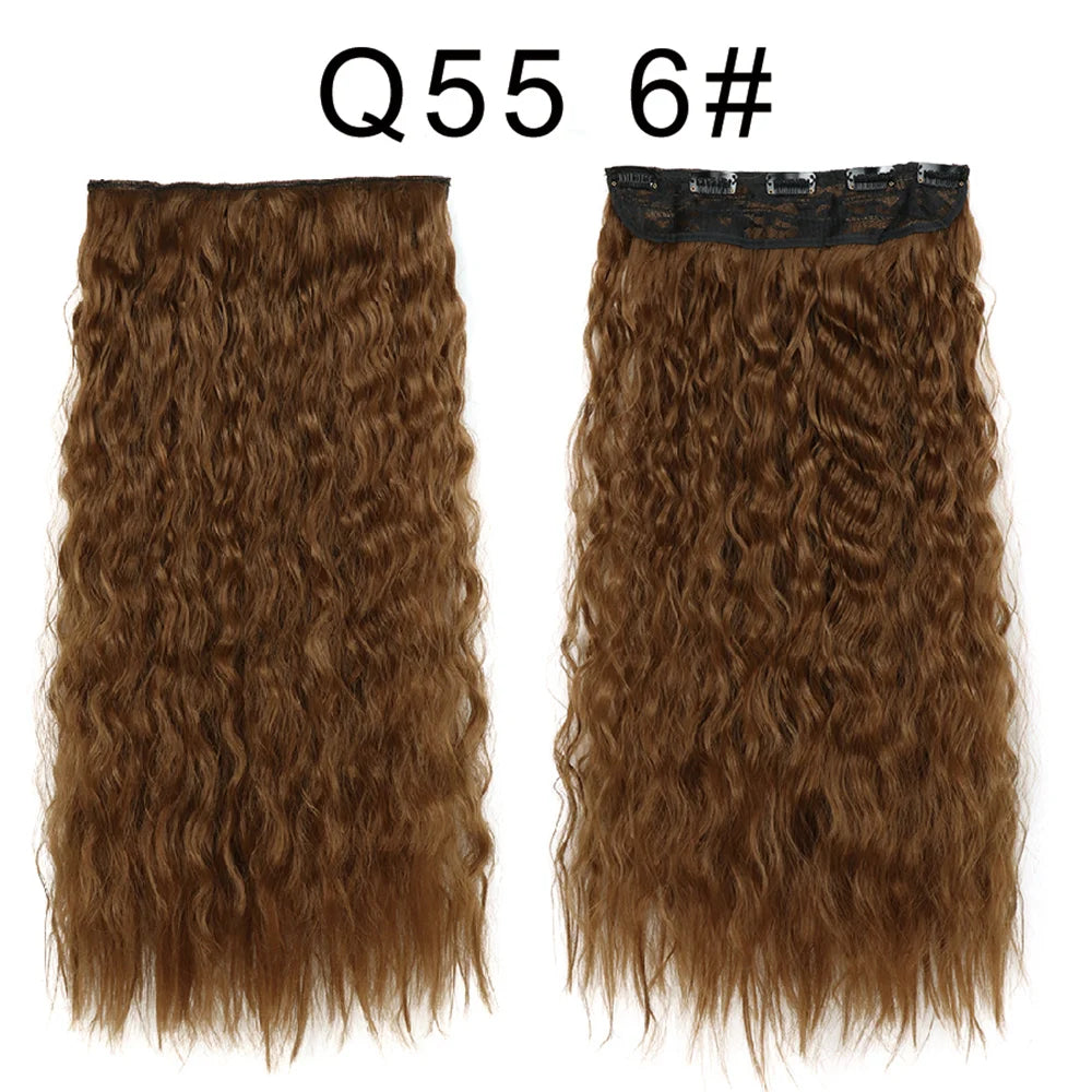 Long Clip In Hair Extensions for Length and Volume 22 Inch