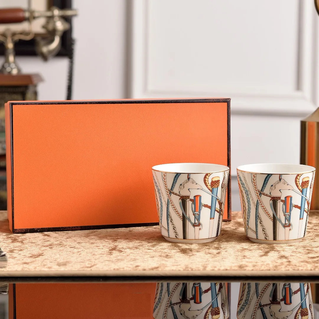Classic Coffee Cup Bone China 250ml Gift Box for Breakfast and Tea