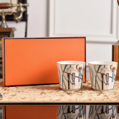 Classic Coffee Cup Bone China 250ml Gift Box for Breakfast and Tea