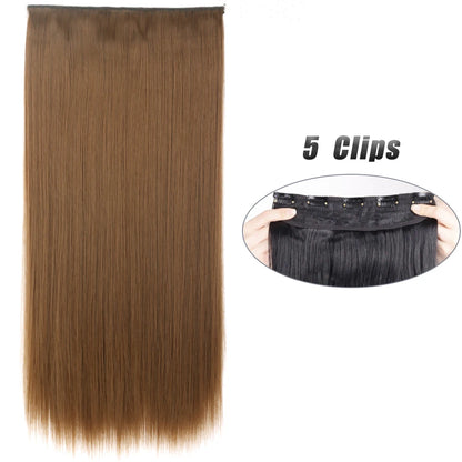 Voluminous Clip-In Hair Extensions 80cm For Fuller Long Hair Look