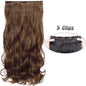 Wavy Clip In Hair Extensions Five Clip Set for Fuller Waves