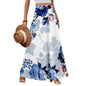 Women's Polyester Palazzo Pants With Pockets And High Waist And Wide Leg Flowing Silhouette