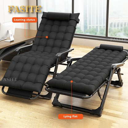 Portable office and household folding bed Ultra light height adjustable outdoor Camp bed Beach march recliner