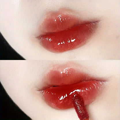 Mirror Lip Gloss Pearl Shine Long-Wear Waterproof Hydrating Non-Sticky
