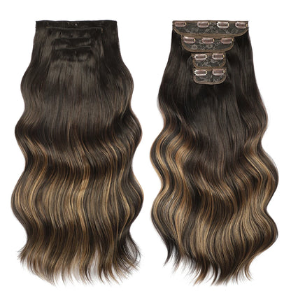 Voluminous Clip-In Hair Extensions 22 Inch Set for Length and Volume