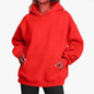 Women's Fleece Hoodie with Oversized Fit and Soft Touch Inner Lining Relaxed Silhouette